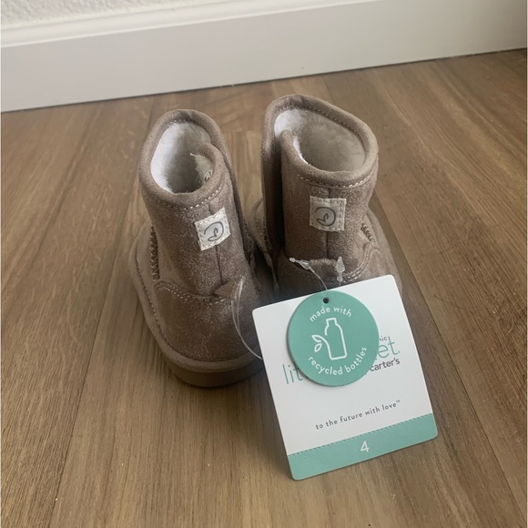 Carters Faux Suede Baby/Toddler Boots - Picture 3 of 8